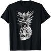 Skull Pineapple T Shirt Hipster Bartender Cocktail Rave Gift T-Shirt