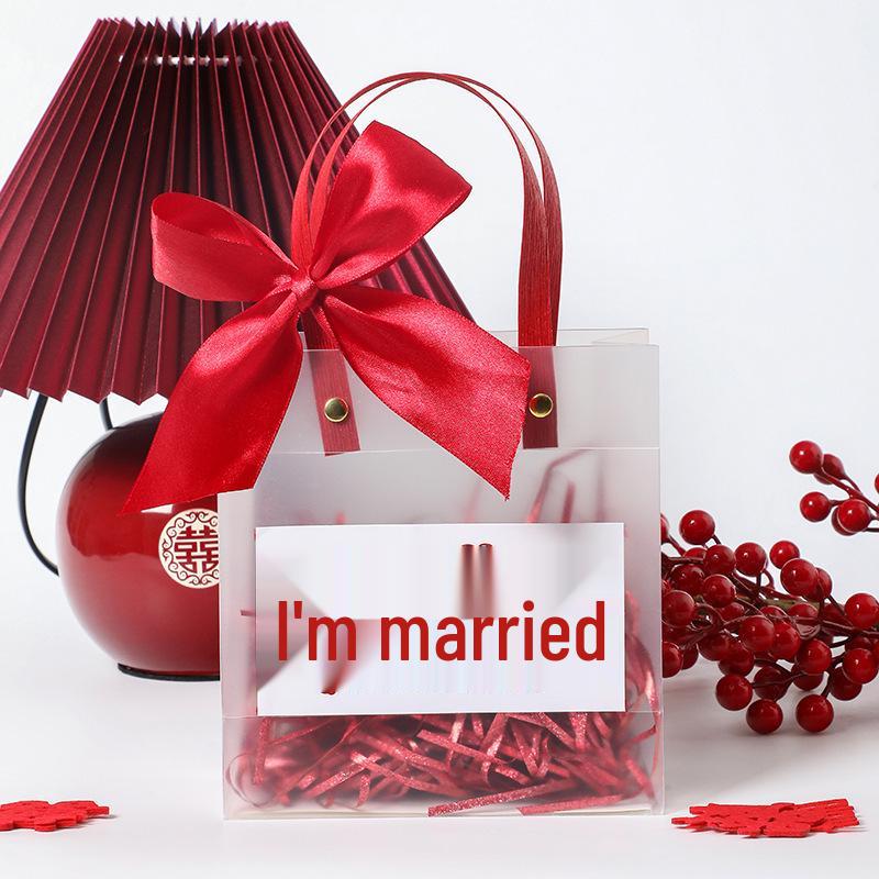 Clear PVC Favor Bags for Wedding Candy & Bridesmaid Gifts