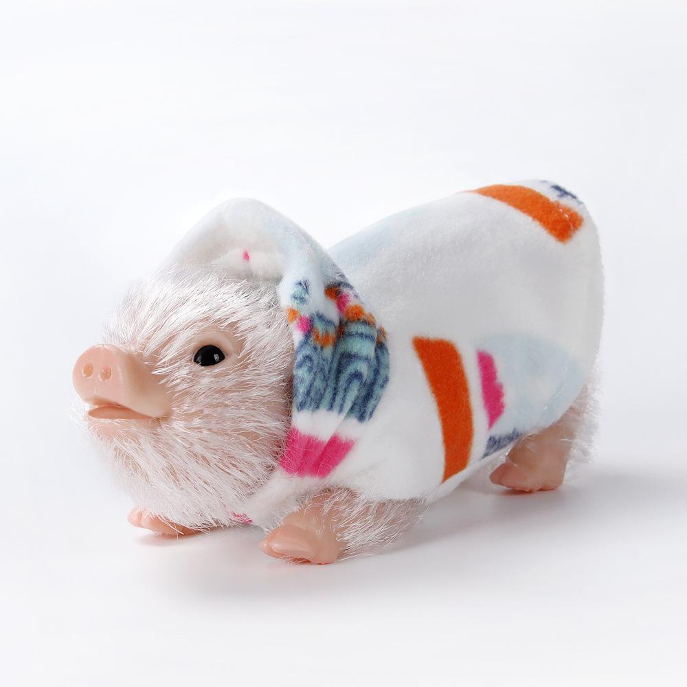 Simulated Silicone Pig Decompression Toy Pinched and Reborn Environmentally Friendly Cartoon Silicone Pig Baby