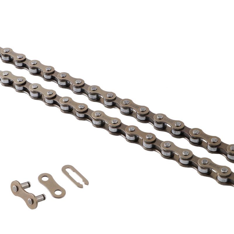 

HASSNS Антикоррозийная Высокопрочная Цепь для BMX/Стрит/Фикс/Кросс-кантри Односкоростного Велосипеда.