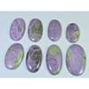 319Cts. Natural Stichtite Oval Shape Cabochon Loose Gemstone 08 Pcs Lot C-1222