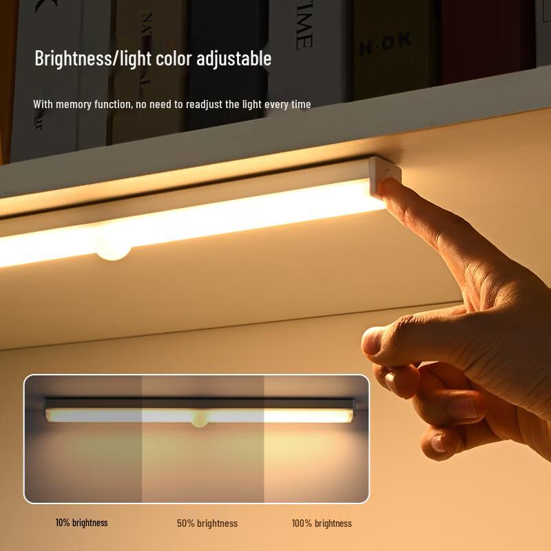 Tira de luz LED para armario con sensor de movimiento NuFeng