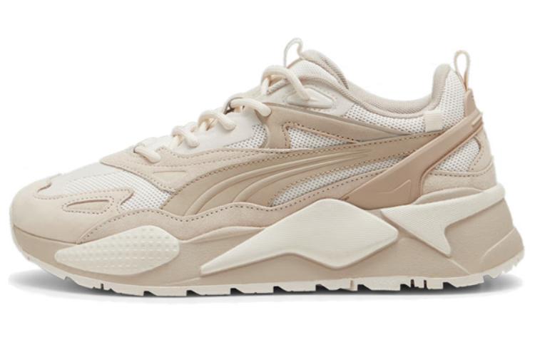 PUMA RS X Амортизация, Износостойкие Низкие Повседневные Кроссовки Унисекс Бежевый 390776-34 38