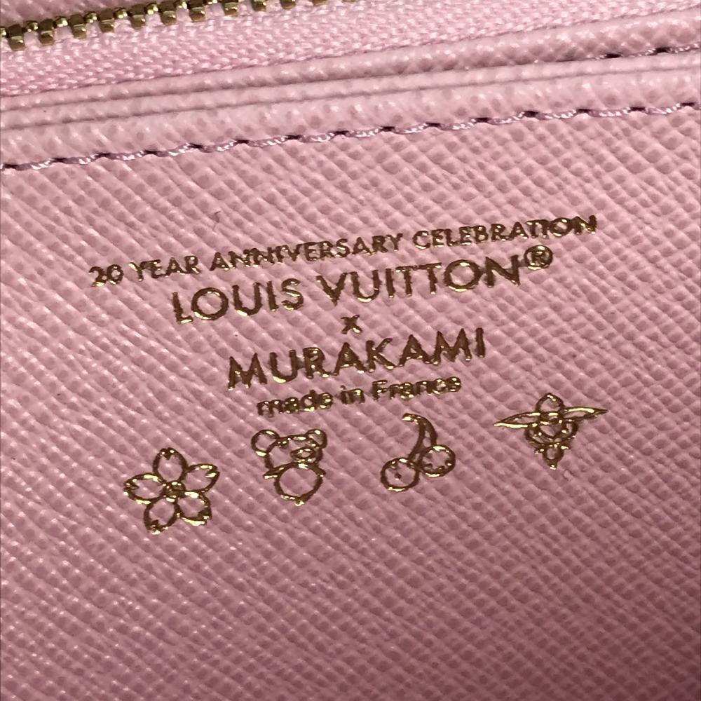 Louis Vuitton M13433 Murakami Takashi Monogram Zippy Wallet CherryBlossom Unused