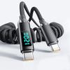 120W Car Spring Type C Cable For iPhone Huawei Xiaomi Samsung PD Fast Charging For Macbook iPad USB Type C To Type C Cable