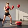 Punching bag with stand, 125-145 cm height-adjustable boxing set, freestanding speed ball with gloves and air pump