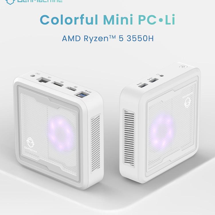 GenMachine Ryzen R5-3550H RGB Міні-ПК для Офісу та Дому 4K HD