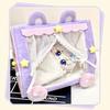 Scene Model Doll Tent Desktop Ornaments Doll Sleeping Bed Kids Toy Cotton Doll Bed  Plush Toy