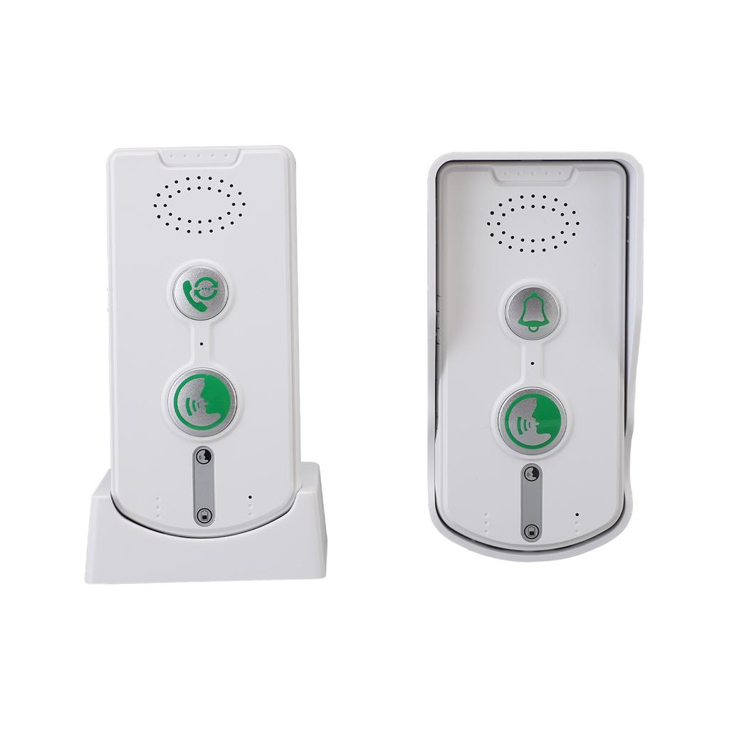 Wireless Intercom Doorbell System Full Duplex Communication 500m 1640ft Long Range Rechargeable Home Security Doorbell