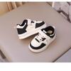 Children's Shoes & Girls' Sneakers, Autumn/Winter New Arrivals, Boys' Warm Lightly Insulated Fleece-Lined White Shoes, Baby Casual Sneakers.