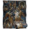 JQ Licensing Silky Dreamcatcher Wolf Supersoft Blanket