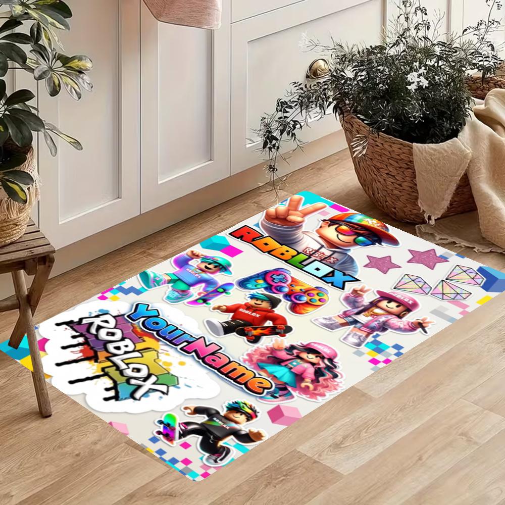 Roblox Customize Your Name Kitchen Rug Runner Rug Laundry Mat Hallway Entryway The Best Gift Choice