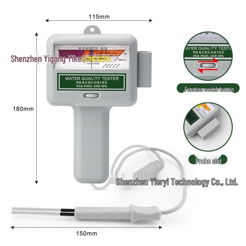 PC102 Dual Function Residual Chlorine & pH Test Pen for Swimming Pools