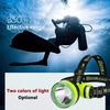 Taşınabilir Şarj Edilebilir Dalış Feneri 350M Sualtı 2 Işık Modu Su Geçirmez Süper Parlak Led Dalgıç Zıpkınla Balık Avı Kafa Lambası