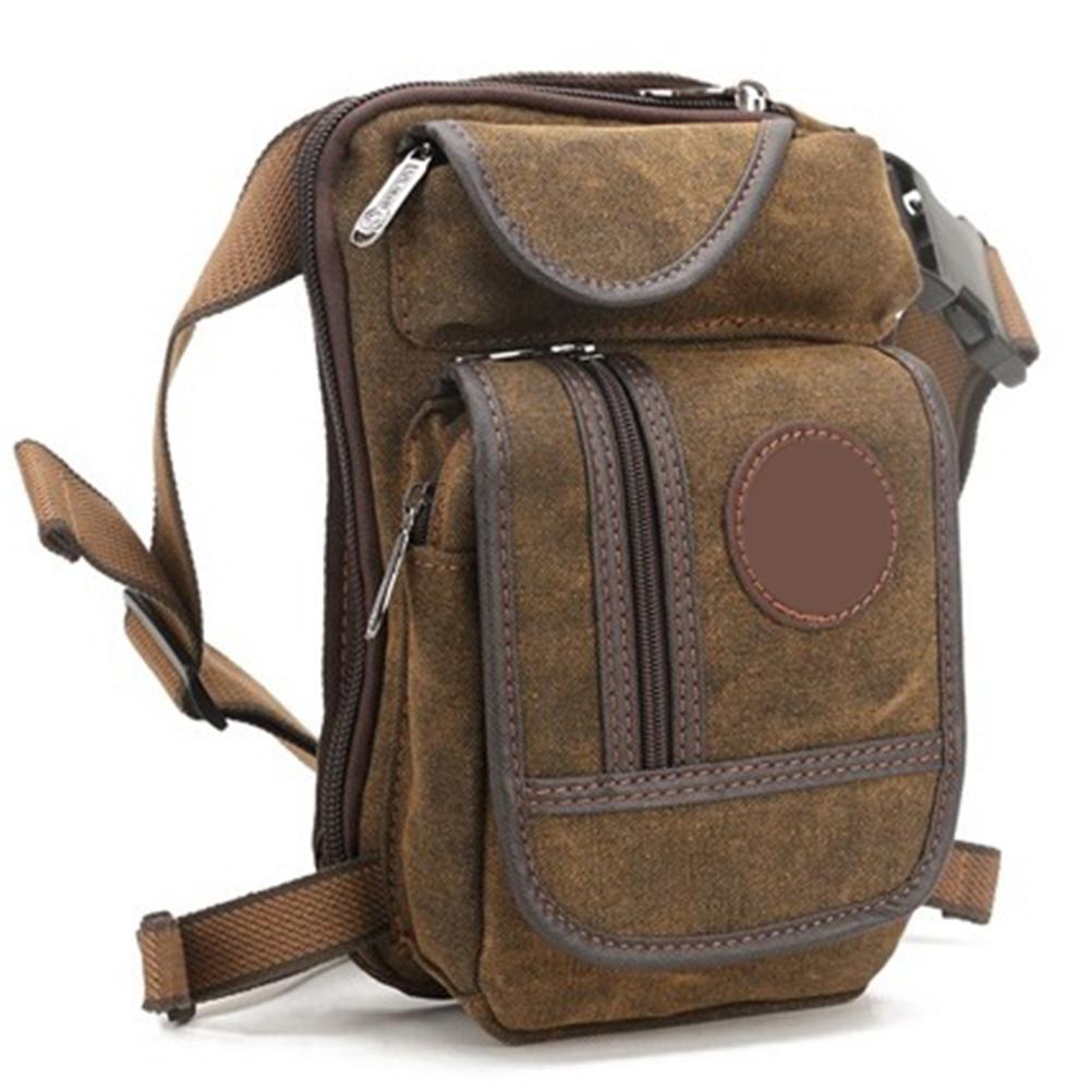 Borsa da gamba in tela Zaino da vita per esterni Moto Bici Ciclismo Tasca multipla marsupio da vita per viaggi all'aperto Escursionismo