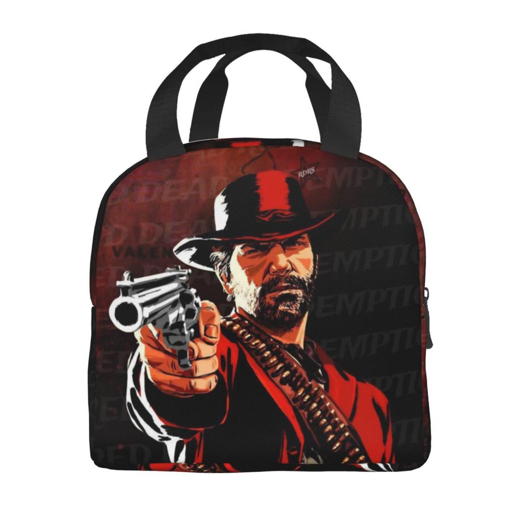 Arthur Morgan Thermal Insulated Lunch Bags for Picnic Portable Bento Box Thermal Cooler Lunch Boxes