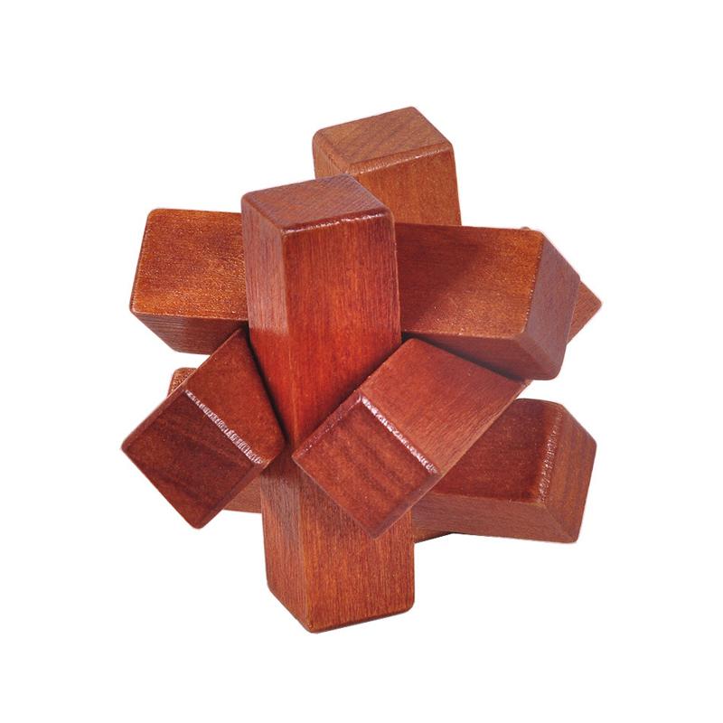 Toys Novelty Gift Presents Luban Lock Puzzle Box Wooden Brain Teaser Puzzles For Adults And Children Learning Educational IQ Level Improvement