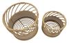 Vasenhalter Panama Set 2 Stück Cm Ø 30X25-22X18