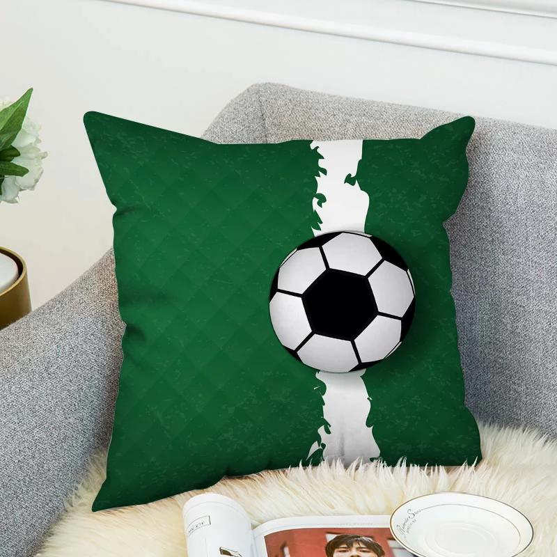 Pillow Decorative Pillowcase Home Basketball Soccer Car Sofa Cushion Cover