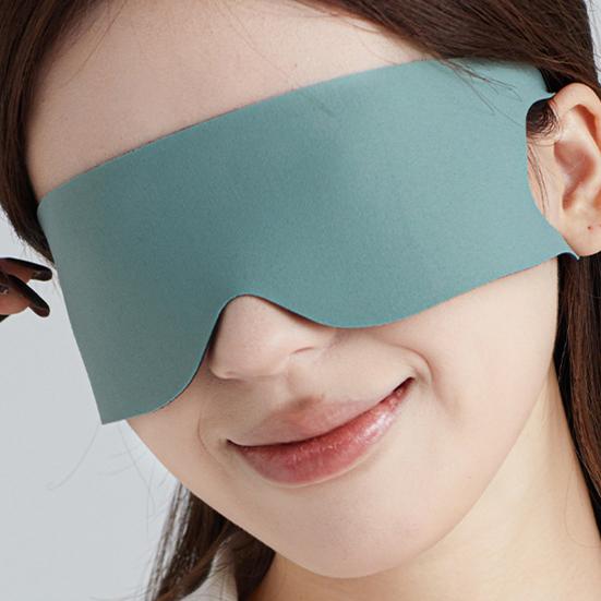 Breathable Eye Mask with Ear Loop Lightweight Travel Naps Soft Light Blocking Blindfold Men Women Side Sleeper Blockout Eye Cover