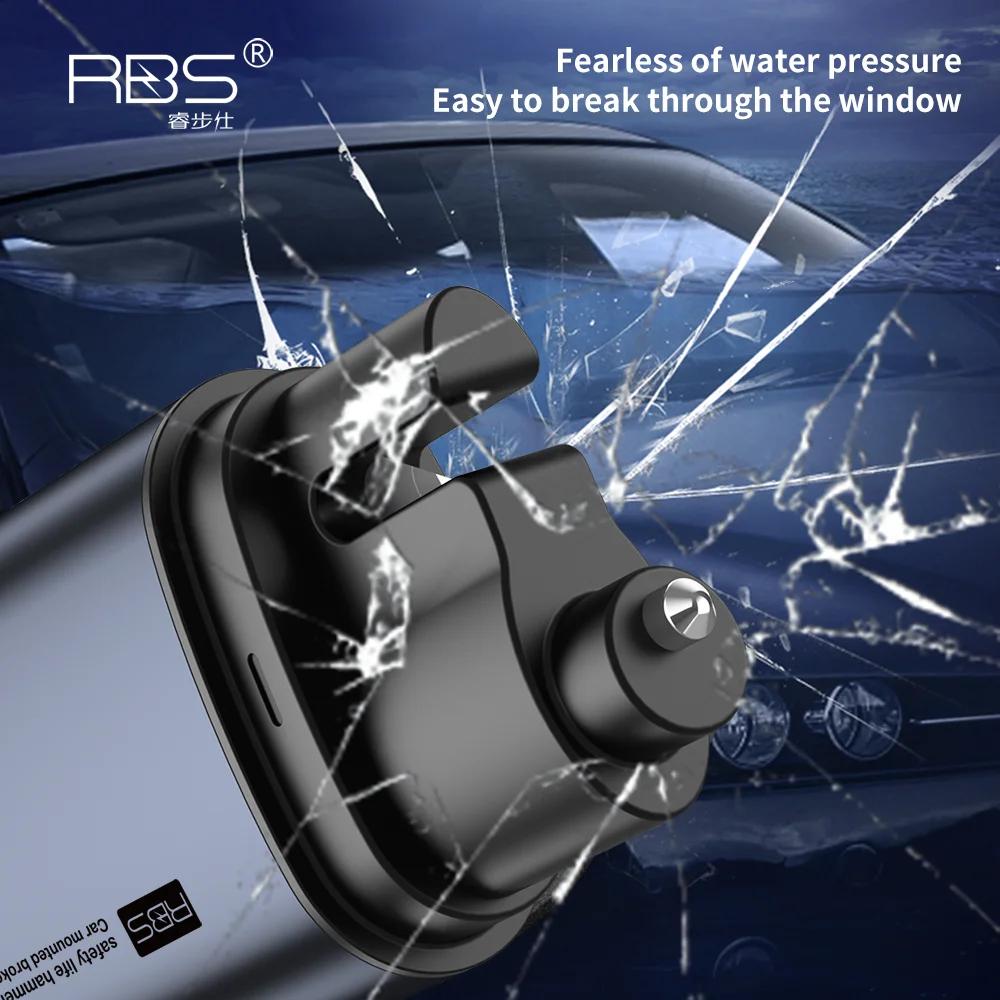 

Car Safety Hammer Auto Emergency Glass Window Breaker Seat Belt Cutter Life-Saving Emergency Car Aluminum Alloy Escape Hammer