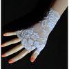 New Elastic Lace Half Finger Gloves Thin Short Finger Leakage Sun Protection Driving Non Slip UV Protection Scar Covering Tattoo