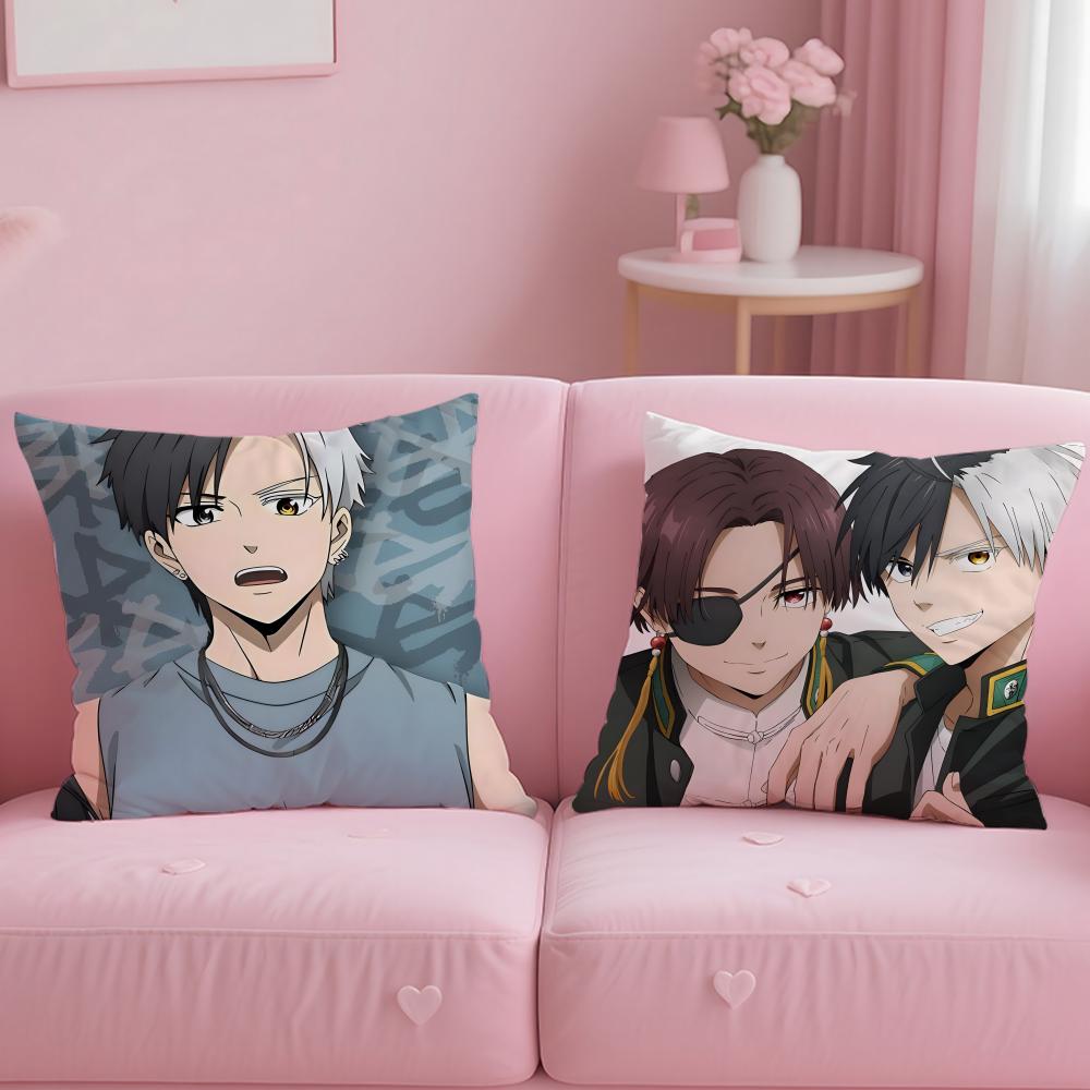 popular anime WIND BREAKER Cushion Cover Soft  EasyWash Pillow Case  Versatile for Couch Bed Travel and Office
