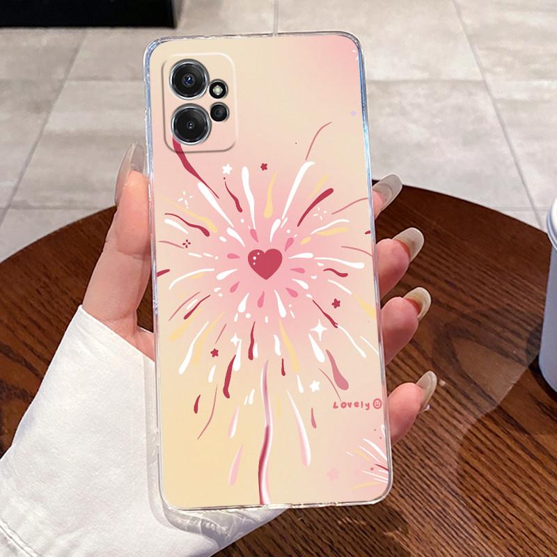 Jelly Casing For Motorola Moto G Power 5G 2023 Fundas Clear Silicone Soft TPU Back Cover Cute Cat Rabbit Heart Protective Case
