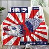 TAIYAKI Wurfdecke Weiche Flanell AC Decke Leicht für Sommer Nickerchen Gemütliche Decke für Sofa Bett Reisen Zuhause