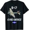 B17 Flying Fortress Vintage Military Aircraft T-shirt