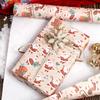 1Sheet Christmas Wrapping Paper Vintage Truck Snowman Santa Bells Pattern Xmas Gift Wrapping Paper New Year Party Gift Pack