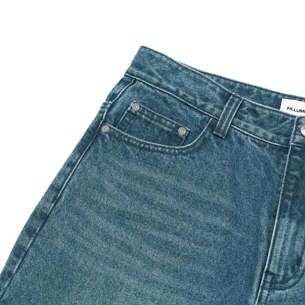 FILLUMINATE Daily Washed Denim Pants - Indigo