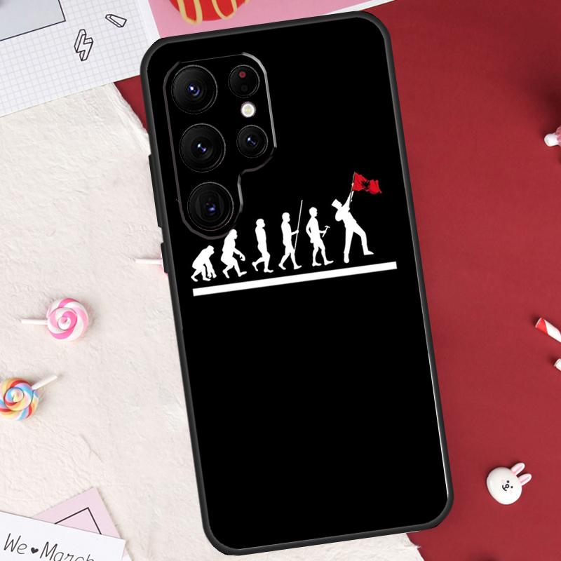 Juntsai Juntsai Albania Flag Case For Samsung Galaxy S25 Ultra S23 S22 S21 S20 S24 Ultra S9 S10 Plus S24 FE Cover Shell