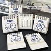 2026 Cute Mini Calendar Office Desktop Decoration Small Ornament Calendar Calendar Plan Book