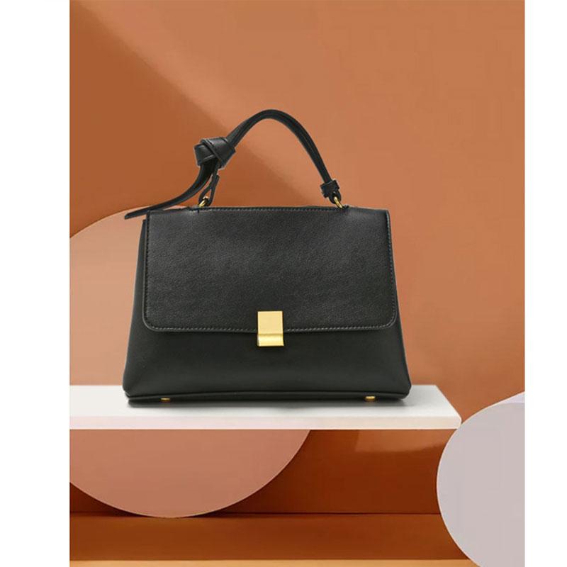 Casual Totes Women Simple Solid Color Portable Messenger Bag Double Compartment Single Shoulder Ladies Bags