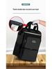 Green Forest Men's Double Shoulder Tool Backpack – Multifunctional, Durable Canvas Repair Bag for Electricians