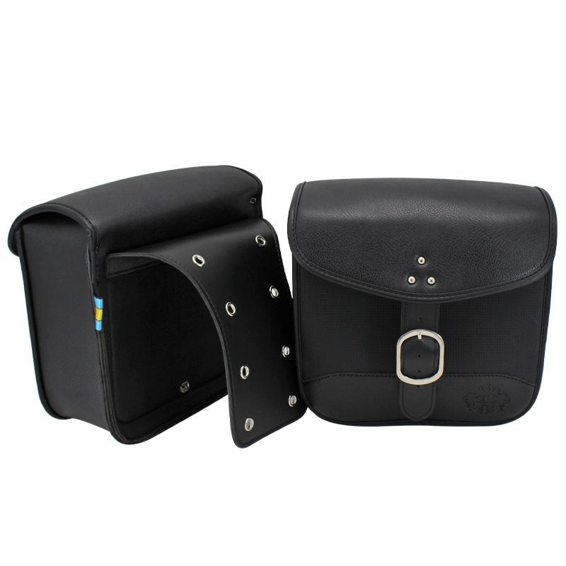 

Аксессуары для модификации мотоцикла, электромобиль, ретро-краевая сумка, боковая подвесная сумка, сумка для хранения мотоцикла 24.5cmx 11cmx25cm чёрный