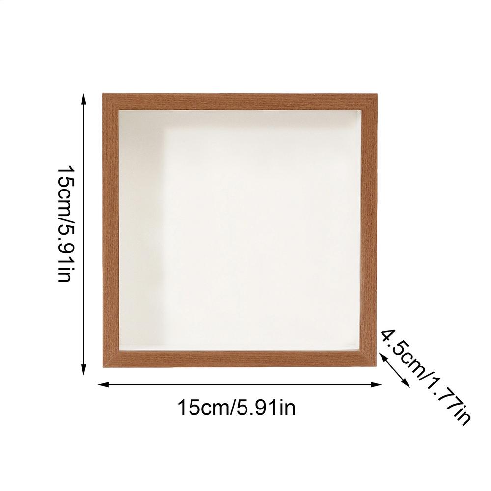 Ticket Memory Box Storage Photo Frame Multi-Purpose Wall Mount Transparent Memory Box Picture Frame Slot For Family Friends