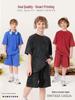 Pure Cotton Retro Short Sleeve Round Neck Loose T-Shirt for Children & Toddlers - Trendy Spring/Summer Kids' Clothing