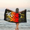 1pc Linkin Park1 Beach Towel, Beach and Seaside Swimming Pool Equipment, Fashion Pattern, Rectangular, Travel Essentials