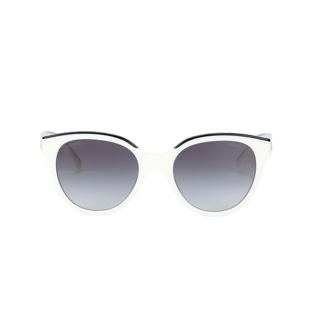 Chanel Logo Acetate Butterfly Sunglasses Women sunglasses White S6A71339X08101S6361