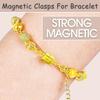 8Pcs Gold Silver Bracelet Extender Plated Magnet Jewelry Clasps Converters  Jewlery Accessories