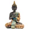 Buddha Statue Thailand Skulptur Harpiks Håndlavet Buddhisme Hindu Feng Shui Figur Meditation Boligindretning Pynt