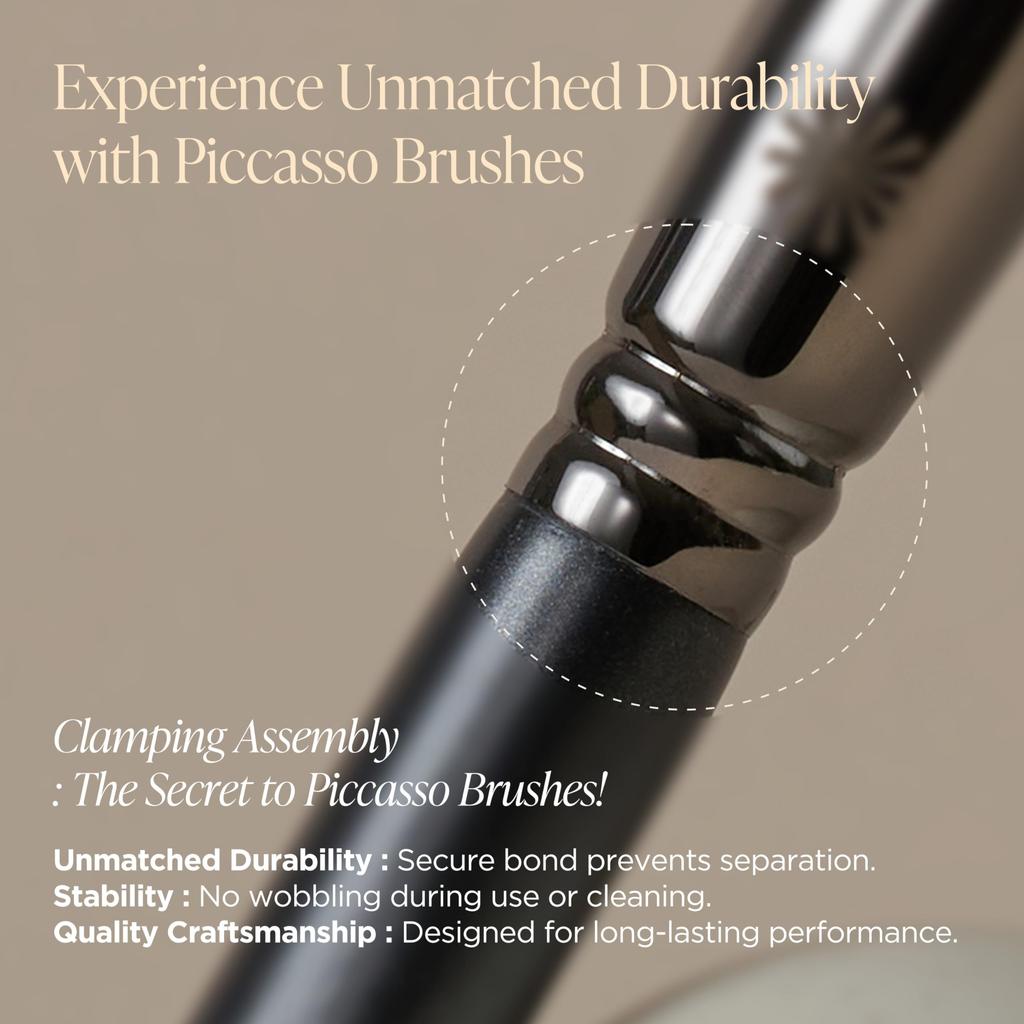 Picasso 207A Eyeshadow Brush Transparent Watercolor Premium Squirrel Hair Base Brush Korean Natural Eye Makeup Authentic Eyes, Cosmetics, Hair,