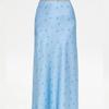 Tossy Summer Printed Fashion Long Skirt For Women High Waist Contrast Patchwork Slim Elegant Party Looks Ladies Y2k Maxi Skirt