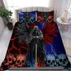 Skull Skeleton Satanic Goat Skull Bedding Sets Night Blue Satanic ,Children's Birthday GiftTeenagers Adulte Duvet Cover