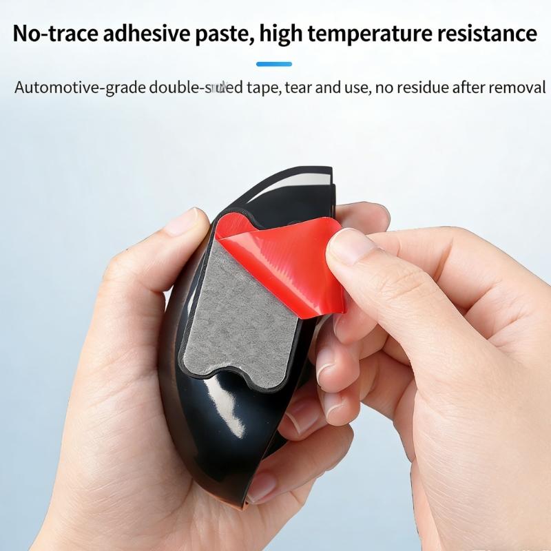 Motorcycle And Car Blind Spots Mirror Wide Angle Lens 360 Degree Rotation For Lane Changing Optimally Rear View Clear