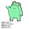 Versatile Alloy Fashion Exquisite Cute Frog Cartoon Animal Brooch Lapel Pin