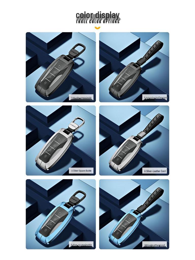 BYD Aluminum Alloy Car Key Case - Qin, Pro, Song, Tang, Han Metal Key Shell