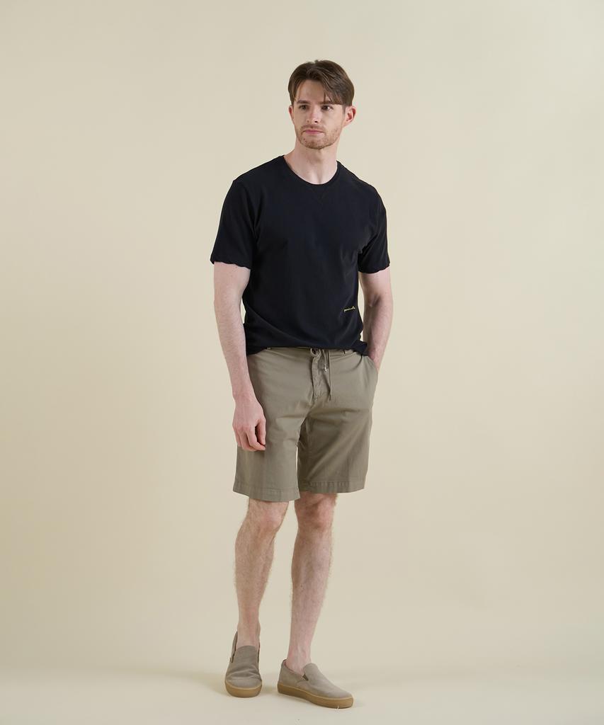 PANICALE Black Vintage Washed T-Shirt (Type A)